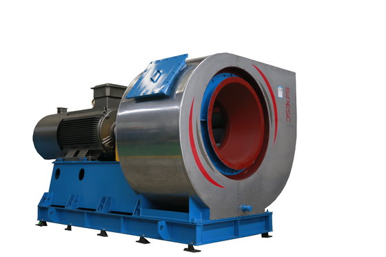 Contenu en poussière ≤ 150 g/Nm3 Ventilateur centrifuge 380V pour une gestion optimale du débit d'air
