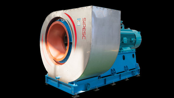 Contenu en poussière ≤ 150 g/Nm3 Ventilateur centrifuge 380V pour une gestion optimale du débit d'air