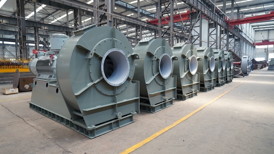 Ventilateur centrifuge anti-corrosion Excellente conception de l' impulseur pour les environnements difficiles, prolonger la durée de vie
