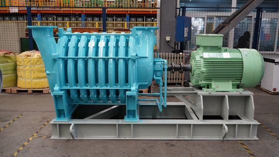 HT250 Shell Multistage Centrifugeur souffleur d'air Aile de retour L'écoulement de la lame atteint une pression statique élevée