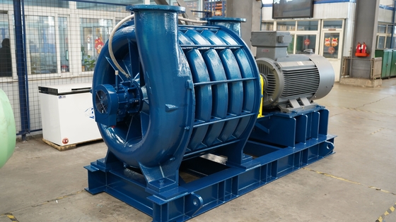 HT250 Shell Multistage Centrifugeur souffleur d'air Aile de retour L'écoulement de la lame atteint une pression statique élevée