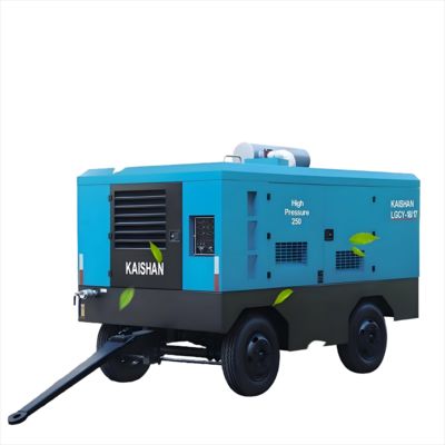 Compresseur d'air à vis mobile 0,5-2,5 MPa Diesel/Électrique 50-400 CV