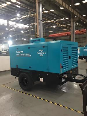 Compresseur d'air à vis mobile 0,5-2,5 MPa Diesel/Électrique 50-400 CV
