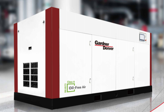Compresseur d'air à vis à magnétisme permanent à fréquence variable sans huile de 7,5 à 510 kW